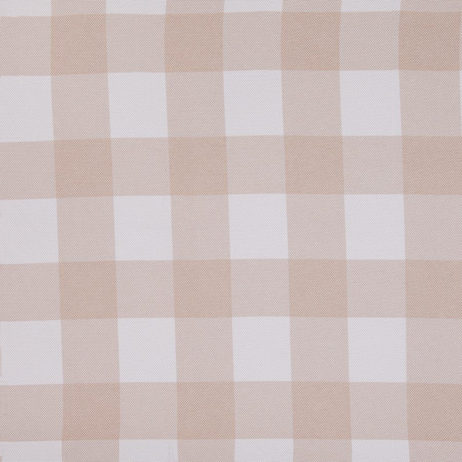 Specialty Buffalo Check Taupe tablecloth